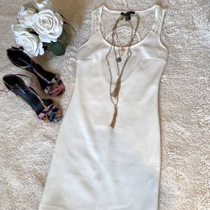 Forever 21 White Bodycon Mini Dress - Size S
